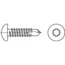 Zelfborende schroeven 3.9 mm 9.5 mm Torx DIN 7504 Staal galvanisch verzinkt 1000 stuks toolcraft 141602