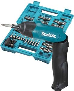 Accu-staafschroevendraaier Makita DF001DW incl. accessoires, incl. koffer 3.6 V 1.5 Ah Li-ion