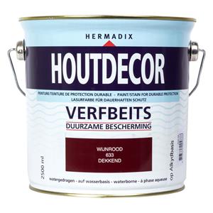 Hermadix Houtdecor 633 wijnrood 2500 ml