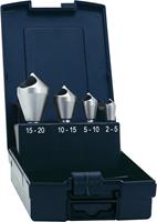 exact Querlochsenker-Set 4teilig 10 mm, 14 mm, 21 mm, 28mm HSS-E Zylinderschaft 1 Set