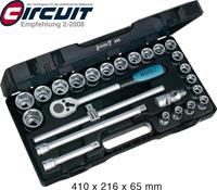 Hazet 900 Dopsleutelset Metrisch 1/2 (12.5 mm) 25-delig