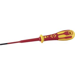 C.K. Dextro Platte schroevendraaier VDE Kopbreedte: 3.5 mm Koplengte: 100 mm VDE 0682-201, DIN ISO 2380-2