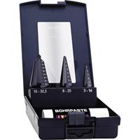 Exact 50118 Schälbohrer-Set 3teilig 3 - 14 mm, 4 - 20 mm, 16 - 30.5mm HSS TiAIN 3-Flächenschaft 1 C55885