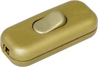 kopp Schnurschalter mit Zugentlastung Gold 1 x Aus/Ein 2A 1St.