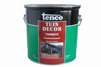 Tenco Tuindecor Transparant 2500 ml Op waterbasis Antraciet