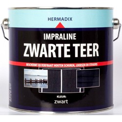 Hermadix Impraline zwarte teer 2500 ml