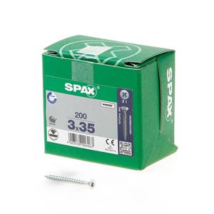SPAX - Universalschraube SeKo St znblk Vollgewinde Kreuzschlitz Z 1, 3x35mm