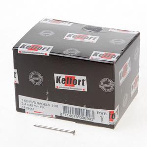 Kelfort Draadnagel bombe kop RVS 2.4 x 45mm 1kg