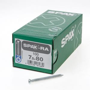 SPAX-RA Rahmenanker 7.5x 80 Senkkopf Torx30 verzinkt für dübellose Verschraubung