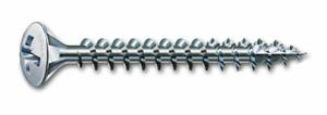 Spax Spaanplaatschroef lenskop verzinkt pozidriv 5.0x50mm (per 2000 stuks)