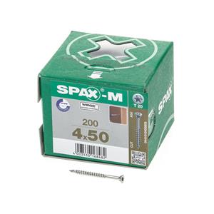 SPAX SPAX-M SeKo T-STAR plus MDF Schrauben 4,0x 50/35 Wirox Kl.Kopf (Inh. 200 Stück)