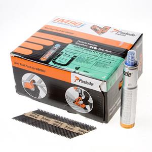 stripspijker glad blank 2.8 x 63mm inclusief gas IM90 doos met 3750 spijkers