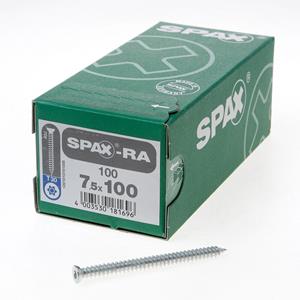 Spax RA Kozijnschroeven torx platverzonken kop T30 7.5 x 100mm