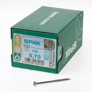 Spax Spaanplaatschroef lenskop roestvaststaal pozidrive 5 x 70mm