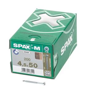SPAX-M Senkkopf 4.5x 50 Teilgewinde Torx 20 Wirox-Silber