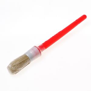 Wegwerpkwast rond wit haar MT12 diameter 20mm