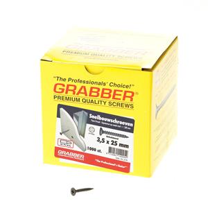 Grabber snelbouwschroef 3.5x 25 fijn gefosf