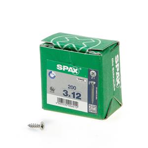 SPAX - Universalschraube SeKo St znblk Vollgewinde Kreuzschlitz Z 1, 3x12mm