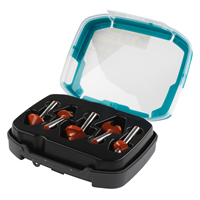Wolfcraft Wolfcraft Profielfrezen set 5-delig 8 mm 8754000