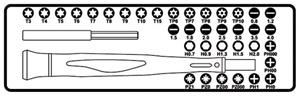 Betatools Beta Tools bitschroevendraaierset 1256/C36-2 36-delig 012560100