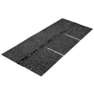 Rechteck-Dachschindeln schwarz 80 x 33,6 cm Schindel Dach Dachschindel - Easy