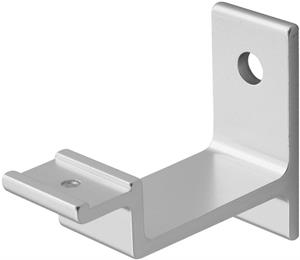 Hermeta aluminium profiel leuninghouder vlakzadel 3541-01E