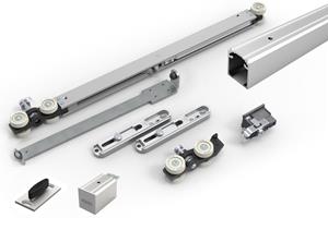 Argenta Proslide complete kit, met rail van 2 mtr, manual fix, 1x standaard stop en 1x slow stop