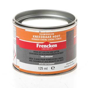 Frencken Kneedbaar hout donker eiken 125ml