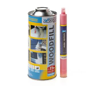 Woodcap Woodfill met harder 2-componenten wit