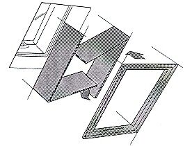 Ubbink Purilan 31 interieur afwerkrand (voor pangevormde indekdelen)