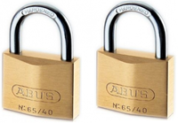 ABUS hangslot 65/40 twins c/dfnli