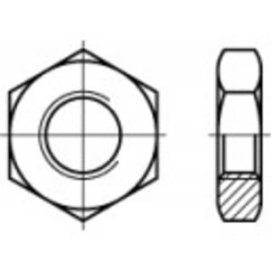 Zeskantmoeren M8 DIN 439 Staal 100 stuks toolcraft 106877