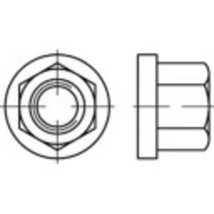 Zeskantmoeren met flens M22 DIN 6331 Staal 1 stuks toolcraft 138166