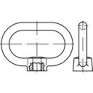 Beugelmoeren M24 DIN 28129 Staal galvanisch verzinkt 1 stuks toolcraft 147132
