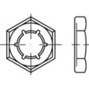 Borgmoeren M6 DIN 7967 Verenstaal galvanisch verzinkt 100 stuks toolcraft 144064