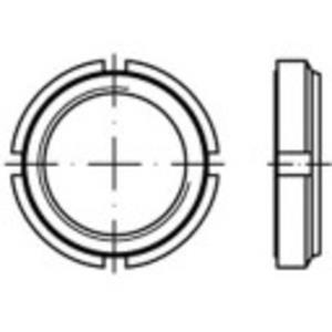 Kruisgleufmoeren M55 11 mm Staal galvanisch verzinkt 1 stuks toolcraft 149938