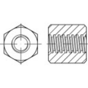 toolcraft Sechskant Trapezmuttern 24mm Stahl 1St.