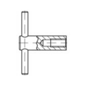 toolcraft Knebelmuttern M10 DIN 6305 Stahl brüniert 1St.