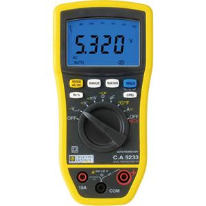 Chauvin Arnoux C.A 5233 Hand-Multimeter digital CAT IV 600V Anzeige (Counts): 6000