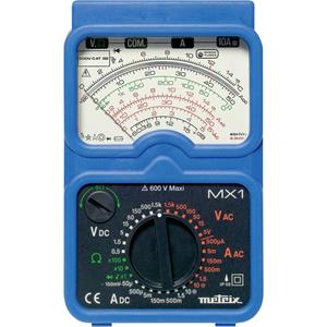 Metrix MX1 Hand-Multimeter analog Strahlwassergeschützt (IP65) CAT II 1000 V, CAT III 600V Q76375