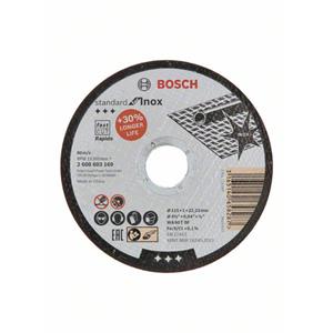 Bosch WA 60 T BF 2608603169 Doorslijpschijf recht 115 mm 1 stuk(s) Staal, RVS