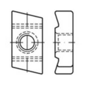 Schroefplaten voor kopbouten M10 Staal galvanisch verzinkt 100 stuks toolcraft 161569