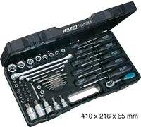 Hazet - Dopsleutelset Metrisch 1/4 (6.3 mm), 3/8 (10 mm), 1/2 (12.5 mm) 58-delig 1557/58