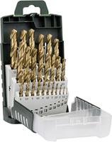 Bosch HSS Metall-Spiralbohrer-Set 25teilig TiN Zylinderschaft 1 Set