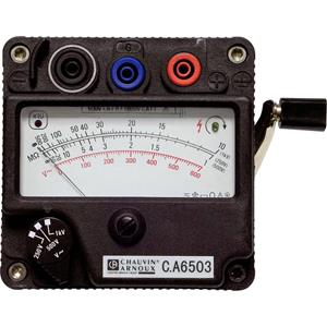 chauvinarnoux Chauvin Arnoux C.A 6503 Isolatiemeter 250 V, 500 V, 1000 V 5000 MΩ