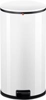 Hailo Tret-Abfallsammler Pure XL, Stahlblech, weiß, 44 L