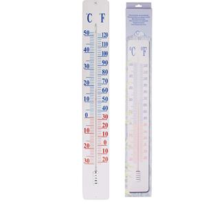 Esschert Design thermometer op wandplaat 90 cm TH9