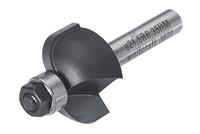 Wolfcraft 3971000 Halfrondprofielfrees Hardmetaal Afmeting, Ø 22.2 mm Schachtdiameter 8 mm