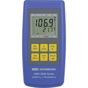 Greisinger GMH 3611-L04 Zuurstofmeter O2-concentratie, O2-verzadiging, Druk