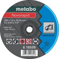 metabo - Novorapid 115 x 1,0 x 22,23 mm, Stahl, Trennscheibe, Form 41 (616505000)